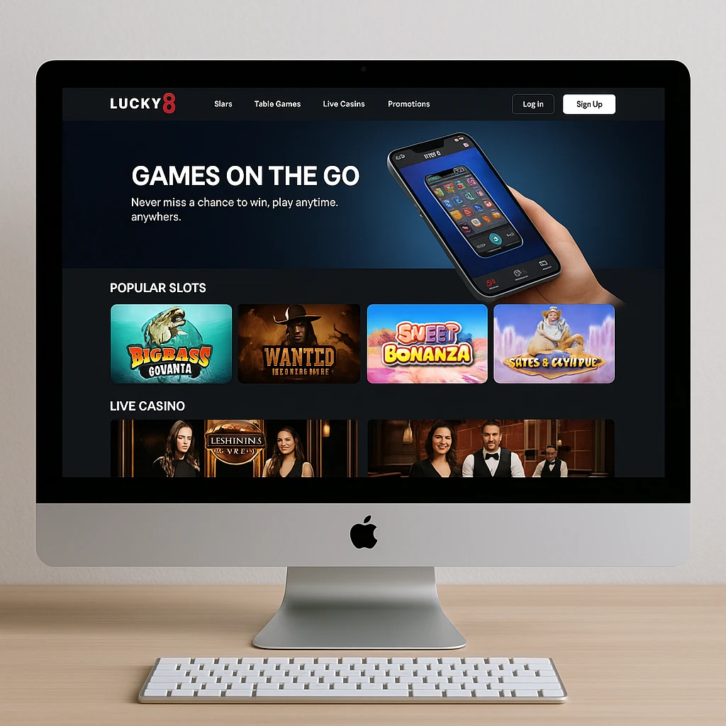 application mobile du casino Lucky8